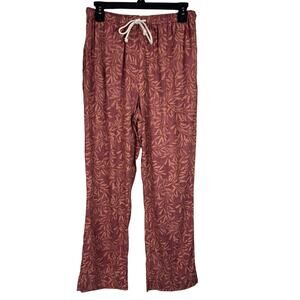 Peace Love World X-Small Boheme Collection Pants Pull-On Linen Blend Drawstring